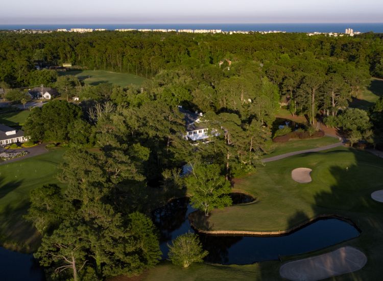 Aerial view of Litchfield Country Club