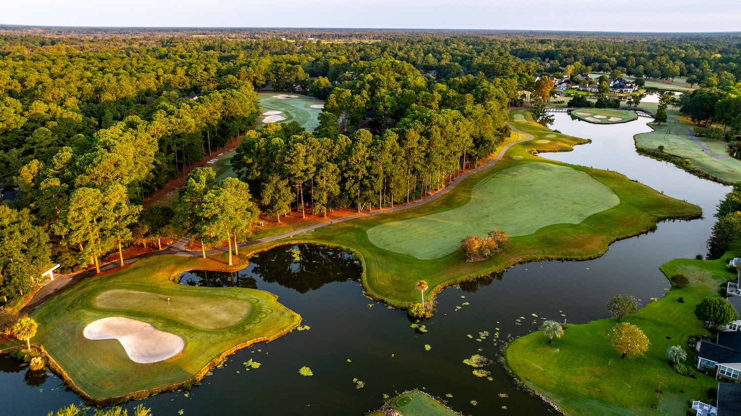 Aerial view of River Club